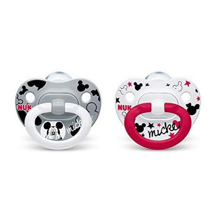 Nuk Disney Baby Mickey Mouse Orthodontic Pacifiers - 2 Pack