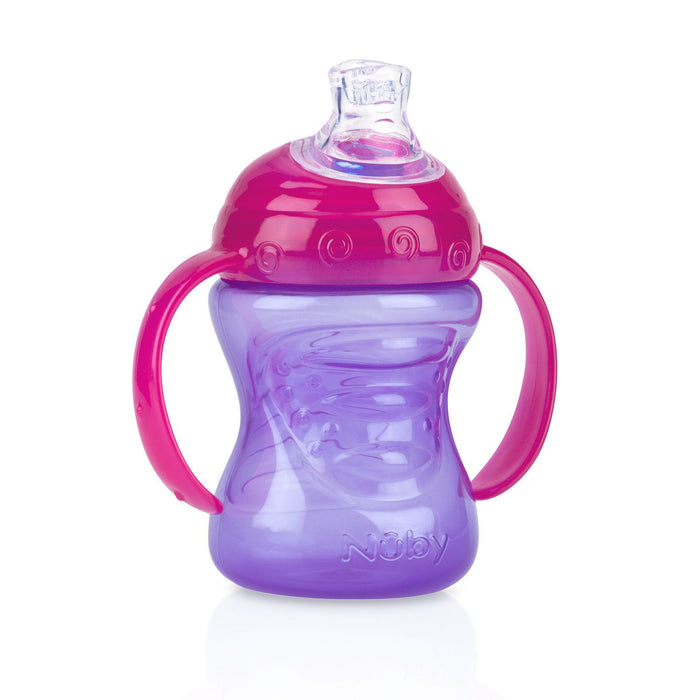 Nuby™ Two-Handle Easy Toddler Plastic Grip Sippy Cups (single pack)