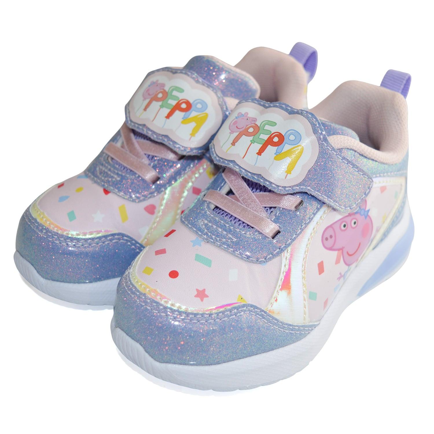 Kids Shoes Peppa Pig Light-up Toddler Girls Sports Shoes (6T to 10T)