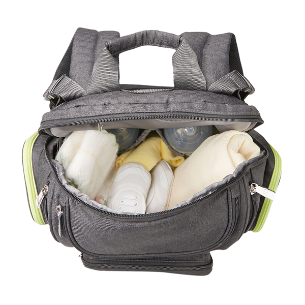 Jeep Adventurers Backpack Diaper Bag Grey