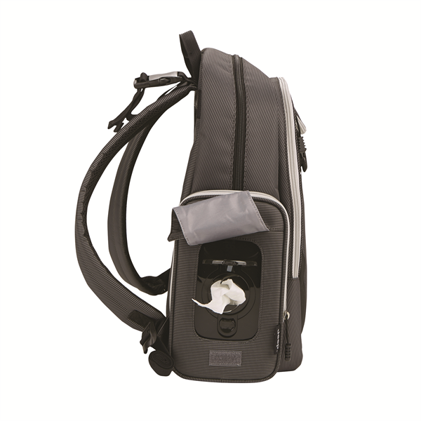 Jeep Adventurers Backpack Diaper Bag Grey/Black