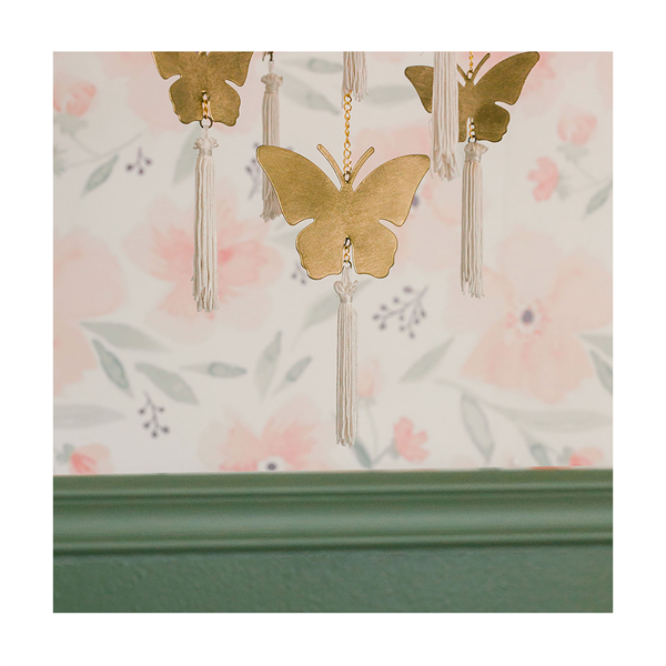 Crane Baby & Kids Room Butterfly Ceiling Hanging Decor - Parker