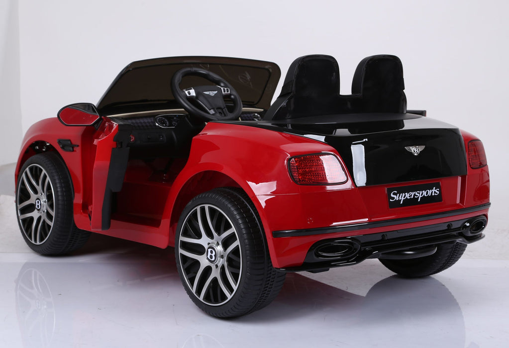 Voltz Toys Voiture pour enfant double siège Bentley Continental Supersports avec télécommande