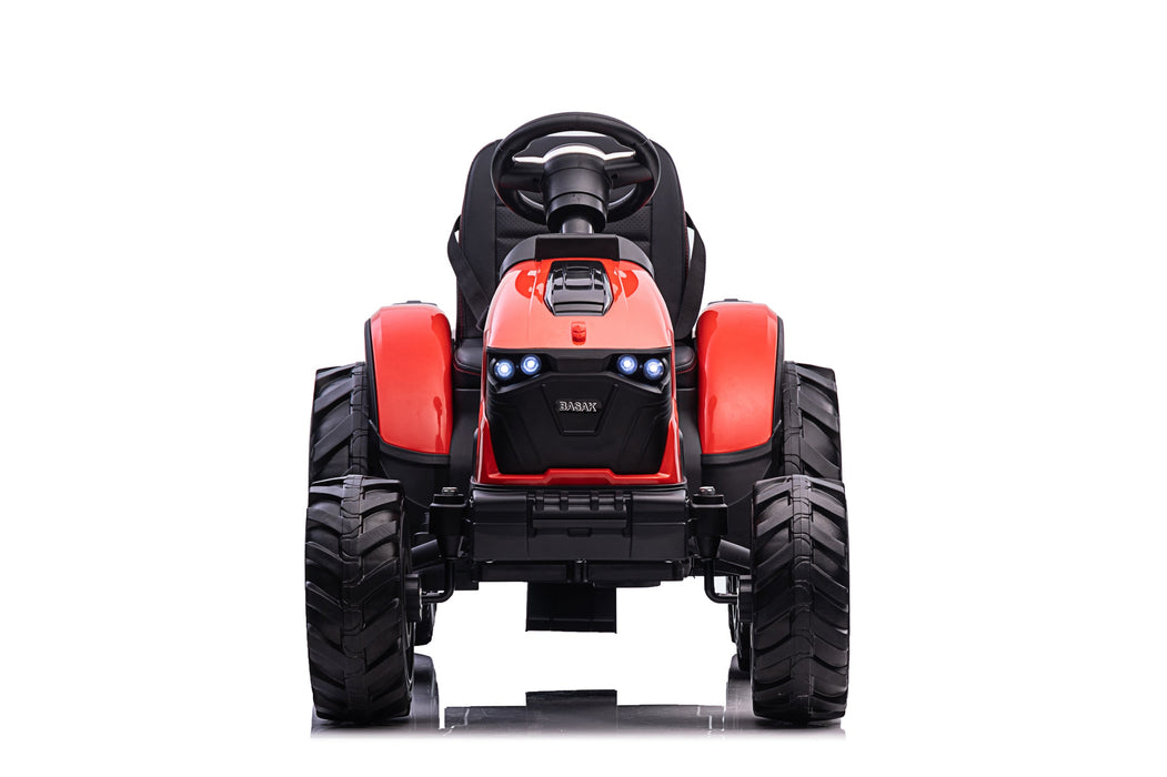 Voltz Toys Véhicule agricole de tracteur de ferme réaliste avec remorque à benne basculante