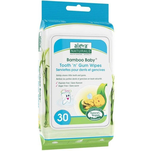 Aleva® - Aleva Bamboo Baby Tooth 'n' Gum Wipes - 30ct