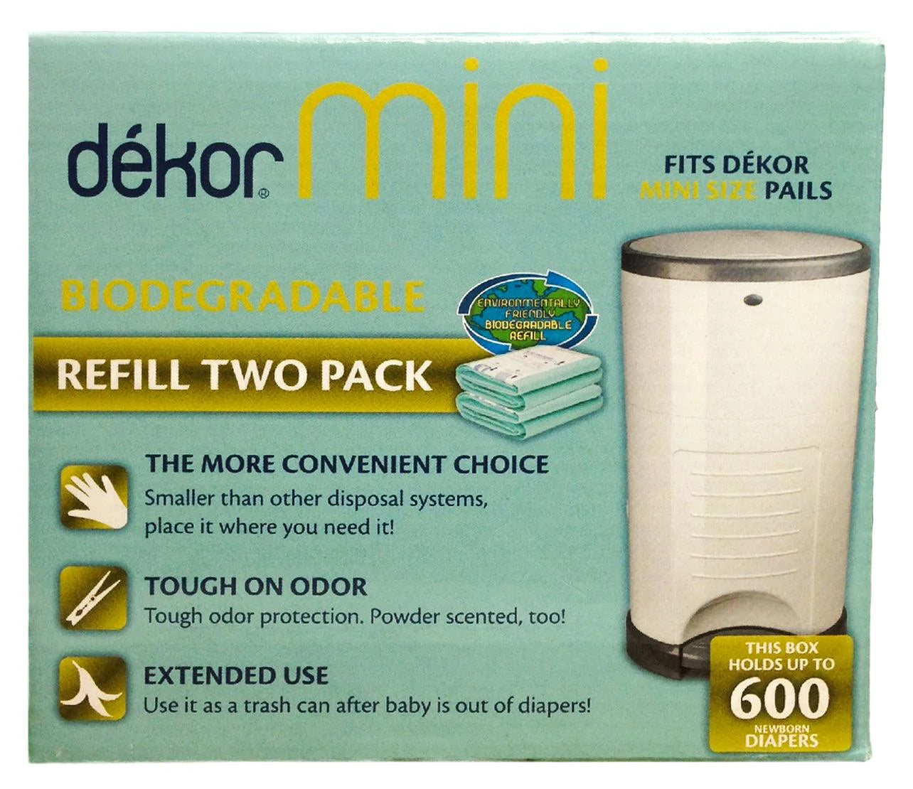 Dekor Biodegradable Refill Pack for Dekor Mini (2 Pack) — Goldtex