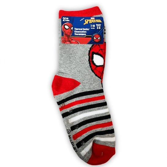 Jellifish Spiderman Thermal Grip Socks - 2 Pack