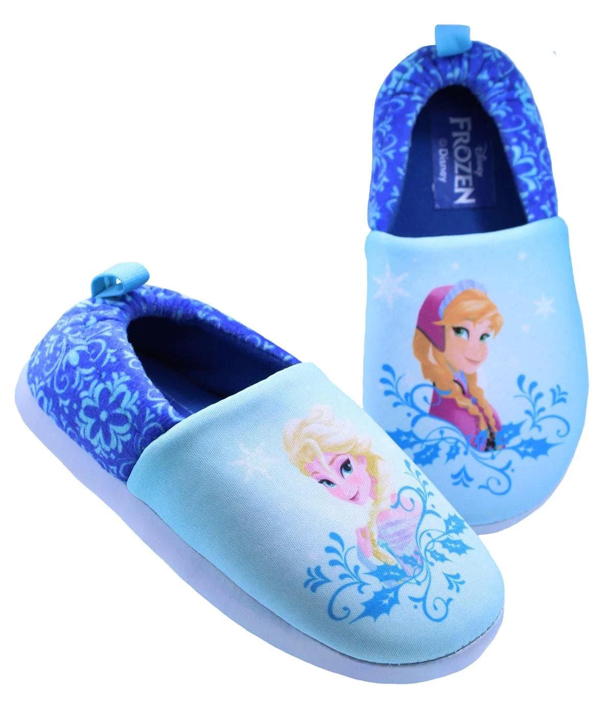 Kids Shoes Junior Girls Disney Frozen Non-Slip Slippers — Goldtex