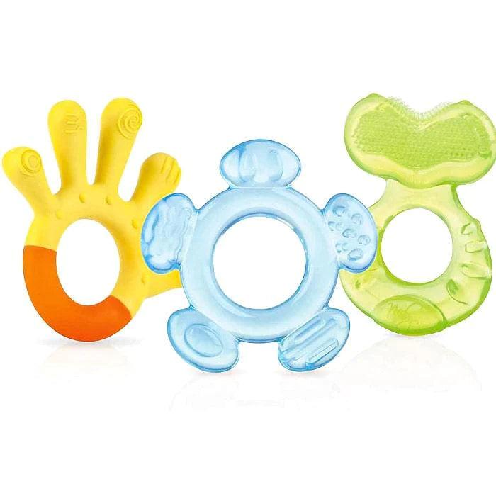 Nuby® 3-Step Teether Toy Set Pack — Goldtex