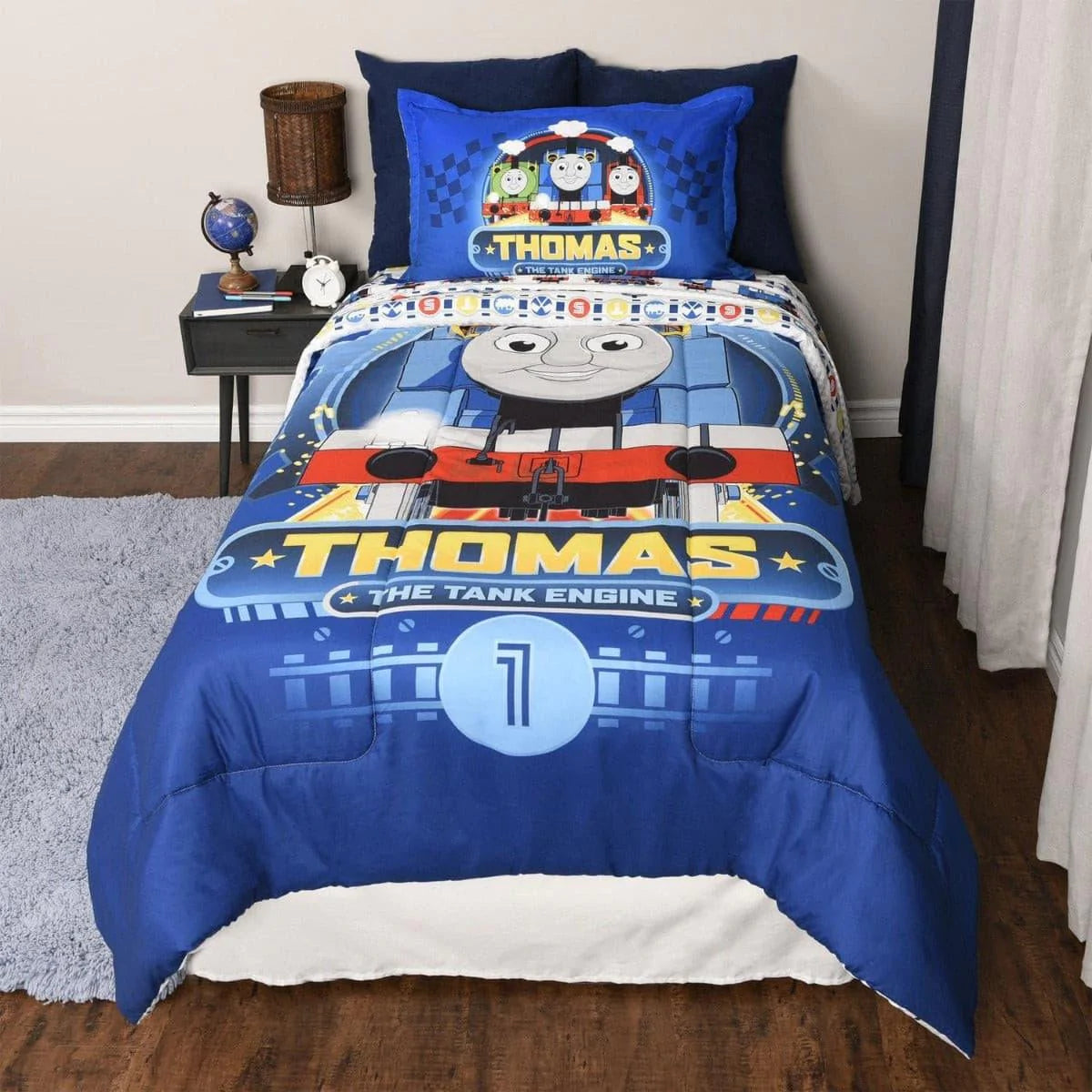 Thomas & Friends® 4-Piece Kids Twin Bedding Set - Thomas The Train - Royal  Blue