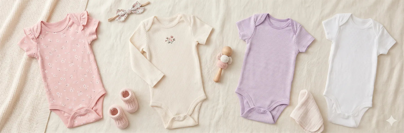 Baby Girl Bodysuits (0 to 24 months)