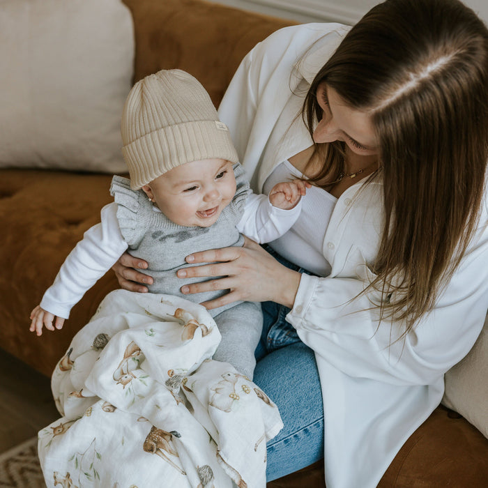 Petit Coulou Evolutive Knit Hat for Babies 0-6M