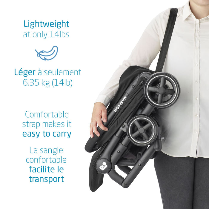 Maxi Cosi Lara Ultracompact Stroller - Essential Black