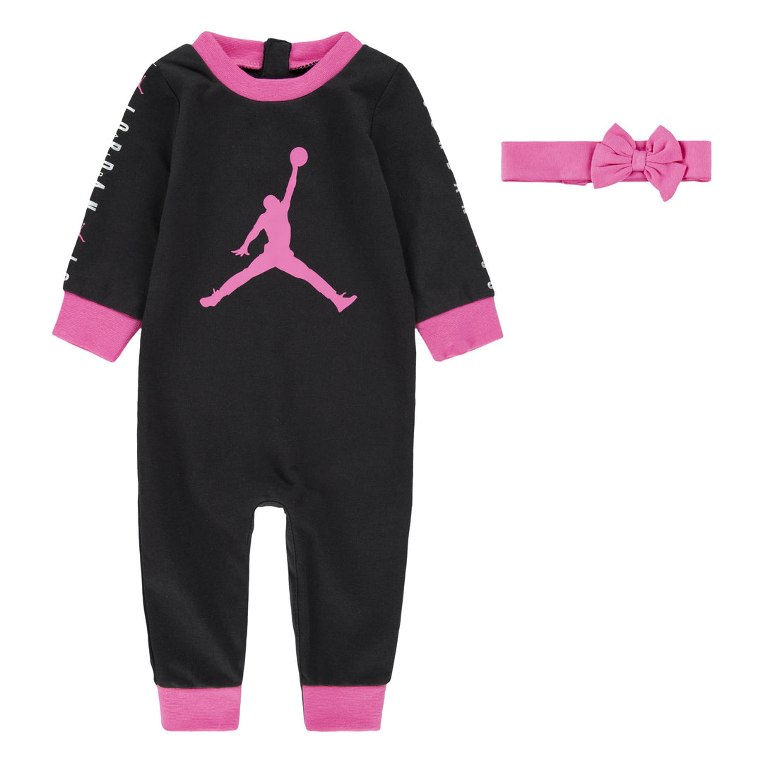Jordan infant Holiday Shine set Black 01