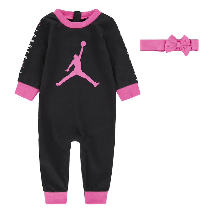 Jordan infant Holiday Shine set Black 01