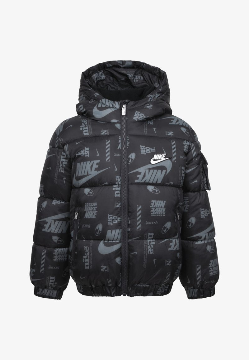 Nike Jacquard Puffer Coat – Black (4 to 7)