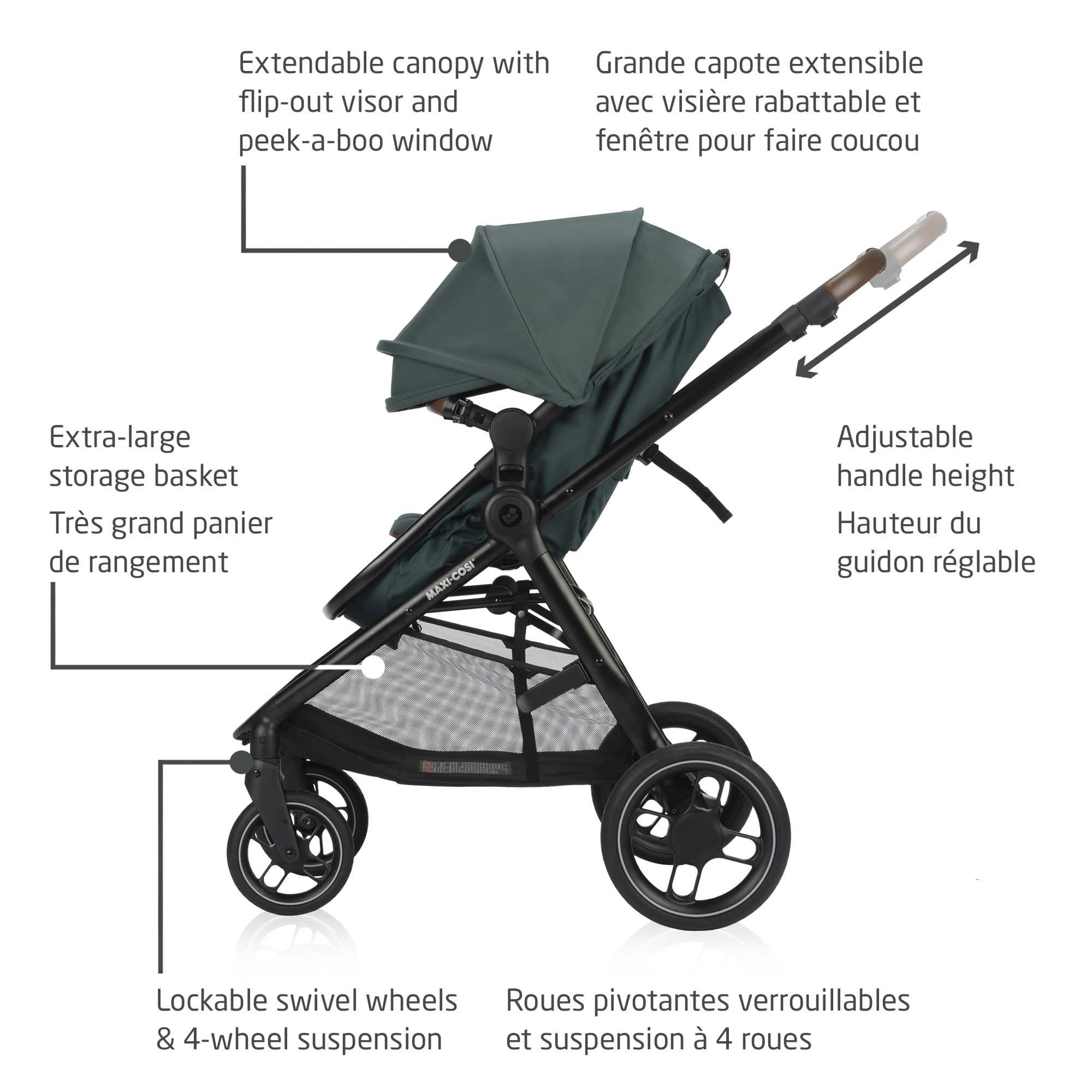 Maxi Cosi Zelia LUXE 5-in-1 Modular Travel System