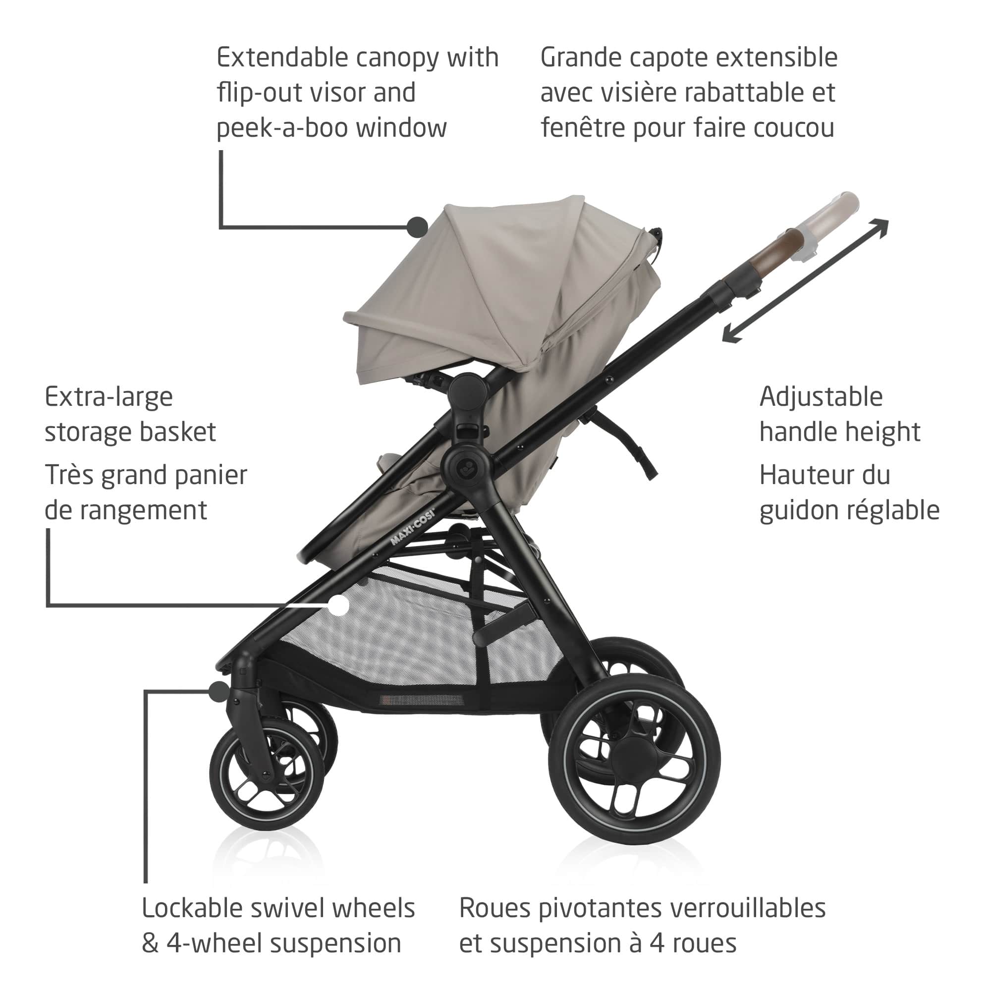 Maxi Cosi Zelia LUXE 5-in-1 Modular Travel System