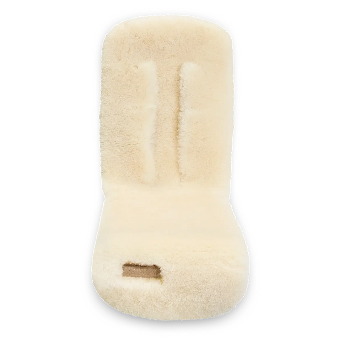 UPPAbaby Seat Liner Luxe- Natural- Shearling Wool