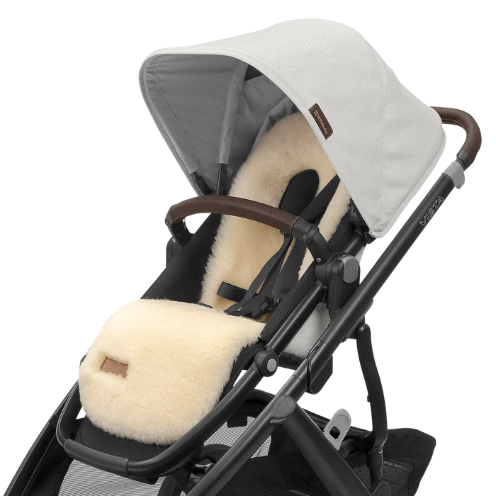 UPPAbaby Seat Liner Luxe- Natural- Shearling Wool