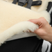 UPPAbaby Seat Liner Luxe- Natural- Shearling Wool
