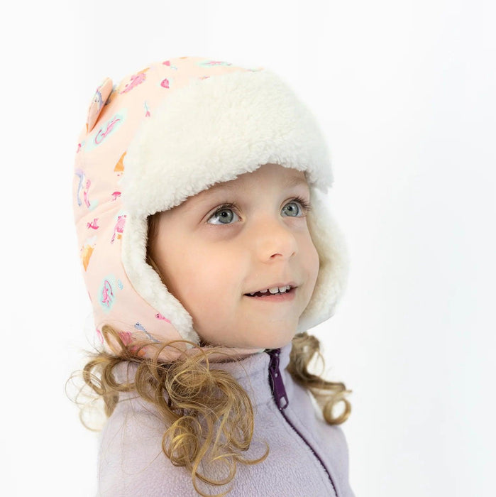 Gorro de trampero repelente al agua para niños Flapjack - Dino Play