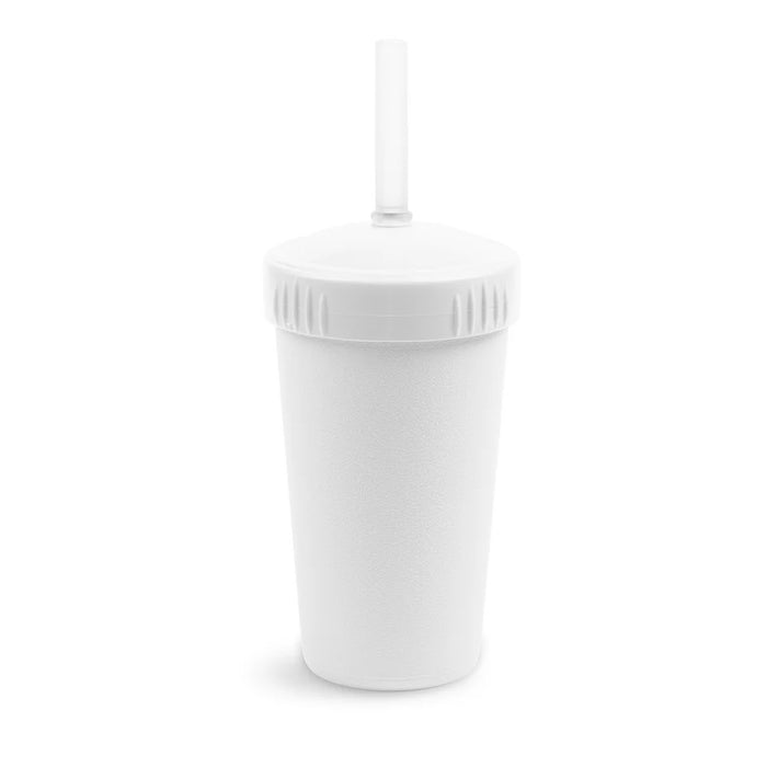 Re-Play Recycled Plastic Straw Cup with Lid & Straw
