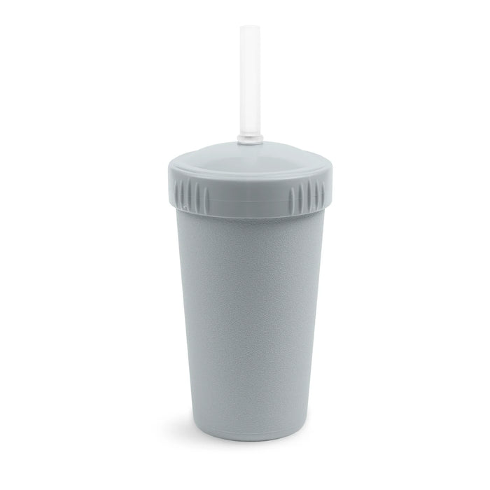 Re-Play Recycled Plastic Straw Cup with Lid & Straw