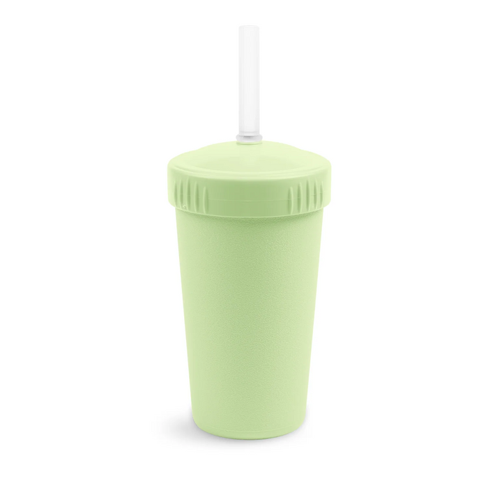 Re-Play Recycled Plastic Straw Cup with Lid & Straw