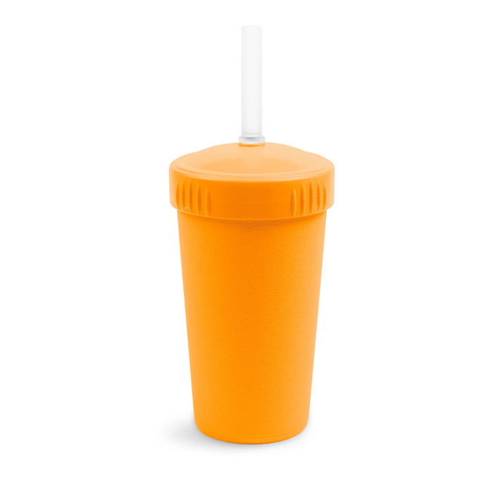 Re-Play Recycled Plastic Straw Cup with Lid & Straw