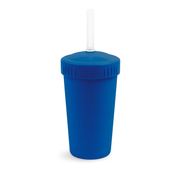 Re-Play Recycled Plastic Straw Cup with Lid & Straw