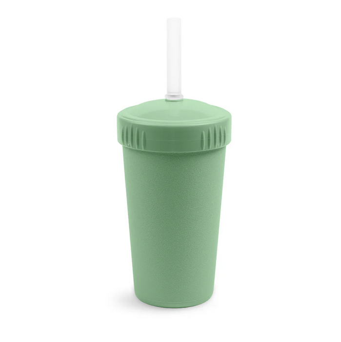 Re-Play Recycled Plastic Straw Cup with Lid & Straw