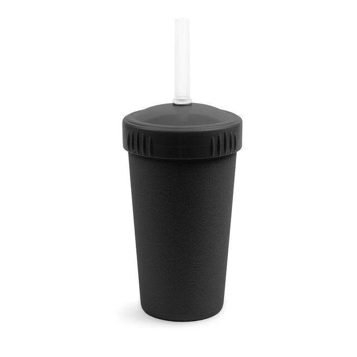 Re-Play Recycled Plastic Straw Cup with Lid & Straw
