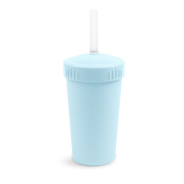 Re-Play Recycled Plastic Straw Cup with Lid & Straw
