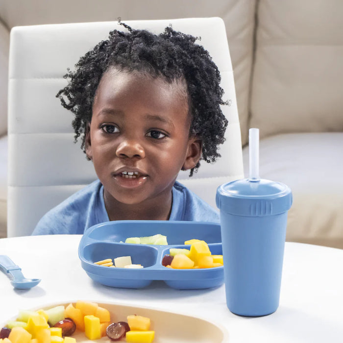 Re-Play Recycled Plastic Straw Cup with Lid & Straw