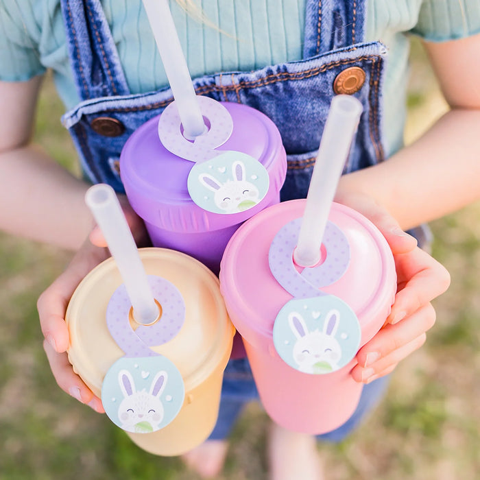 Re-Play Recycled Plastic Straw Cup with Lid & Straw