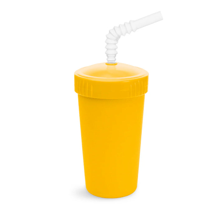 Re-Play Recycled Plastic Straw Cup with Lid & Straw