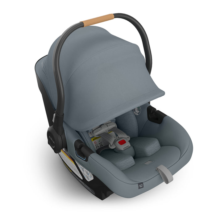 Aria V2 Infant Car Seat – 6 lb Ultra-Lightweight Design with Load Leg & SmartSecure® Install
