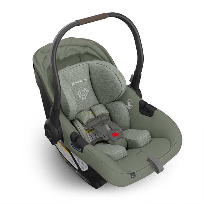 Aria V2 Infant Car Seat – 6 lb Ultra-Lightweight Design with Load Leg & SmartSecure® Install