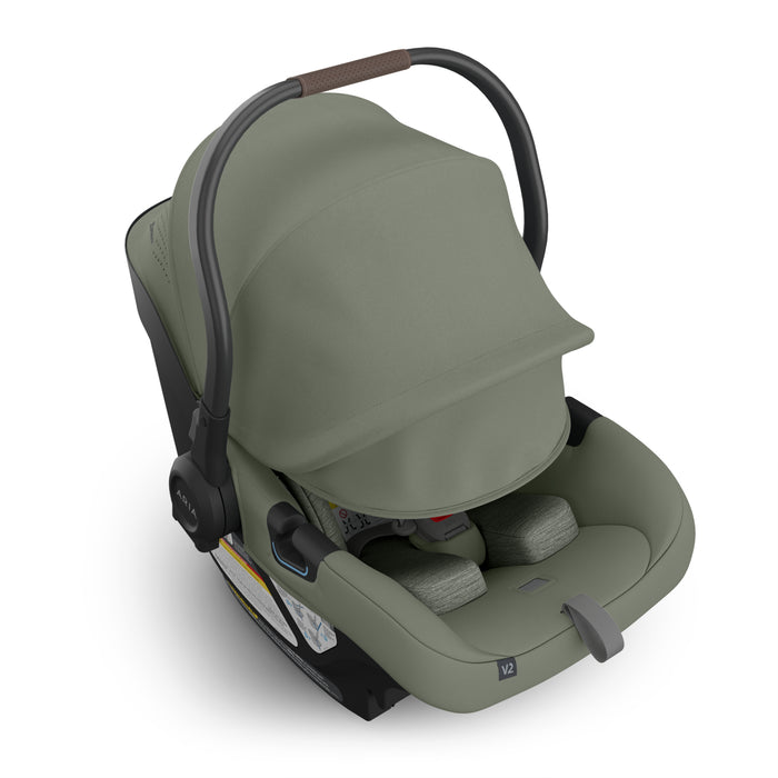 Aria V2 Infant Car Seat – 6 lb Ultra-Lightweight Design with Load Leg & SmartSecure® Install