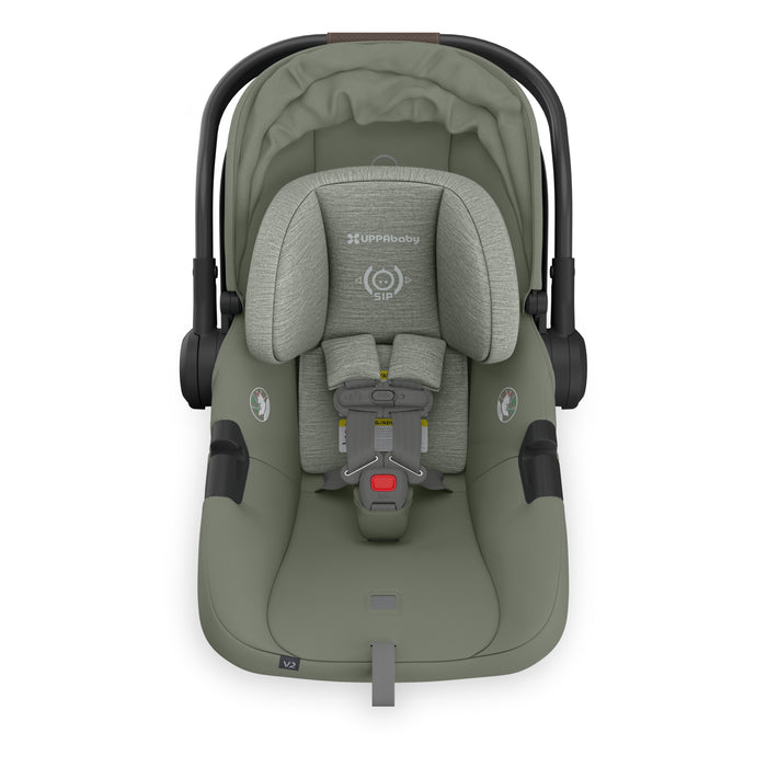 Aria V2 Infant Car Seat – 6 lb Ultra-Lightweight Design with Load Leg & SmartSecure® Install