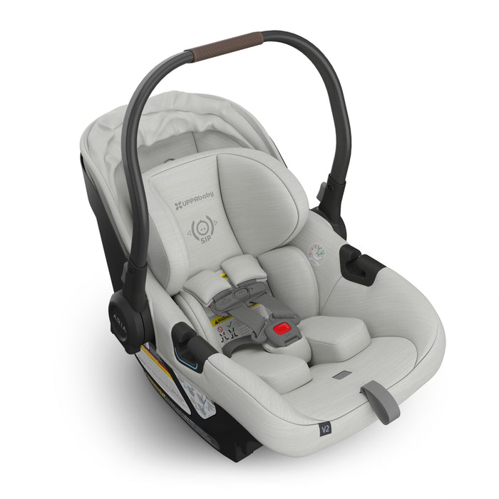 Aria V2 Infant Car Seat – 6 lb Ultra-Lightweight Design with Load Leg & SmartSecure® Install