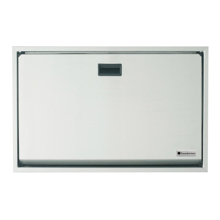 Goldtex® Premier Stainless Horizontal Baby Changing Station – Surface Mount