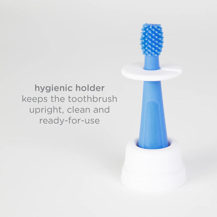 Ensemble de brosses à dents pour bébé et tout-petits 3 étapes UBBI