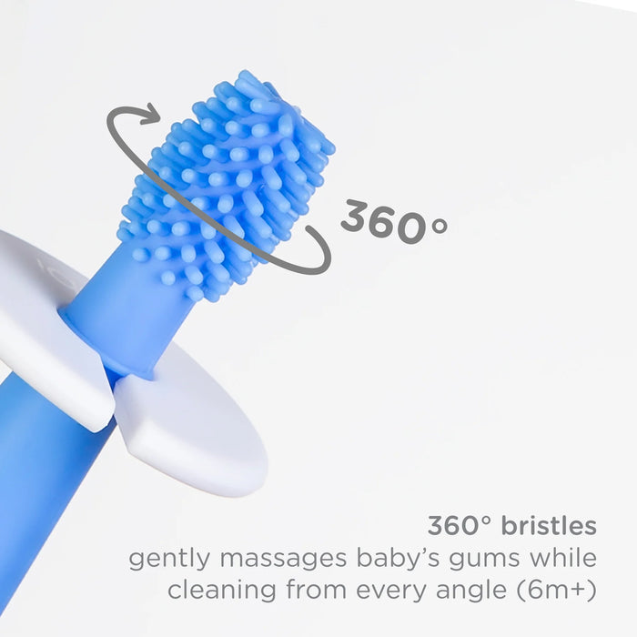 Ensemble de brosses à dents pour bébé et tout-petits 3 étapes UBBI