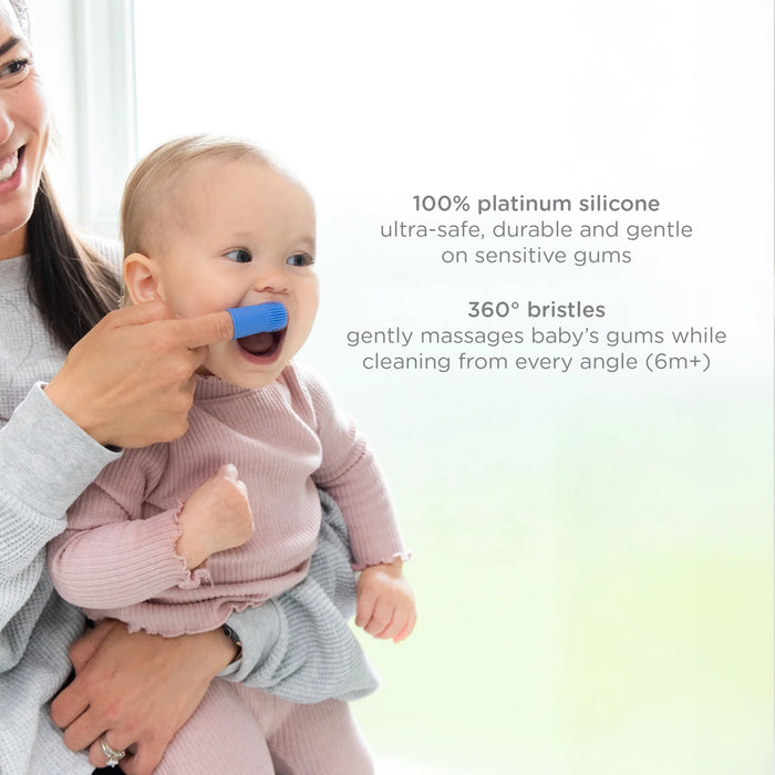 Ensemble de brosses à dents pour bébé et tout-petits 3 étapes UBBI