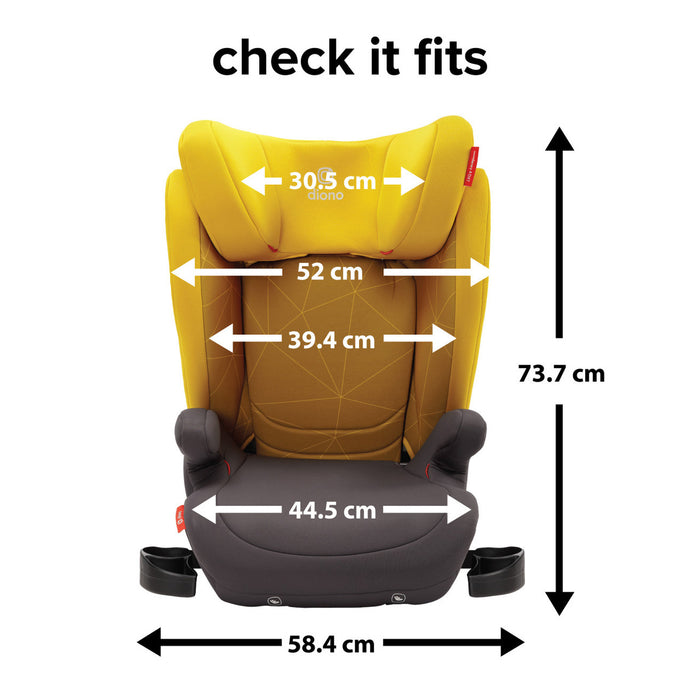 Siège d'appoint à dossier haut 2 en 1 Monterey® 4DXT