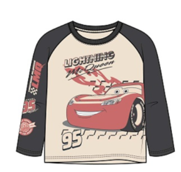 Disney's Cars Toddlers Long Sleeve T-shirt - (2 to 6yrs)