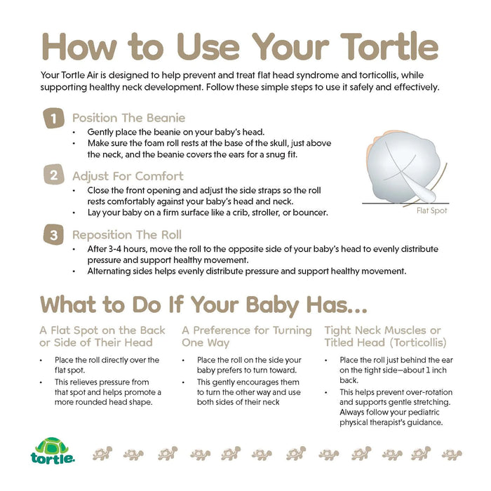 Tortle® Baby Head Repositioning Beanie