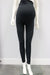 Courage maternity black leggings displayed on a mannequin against a white background.